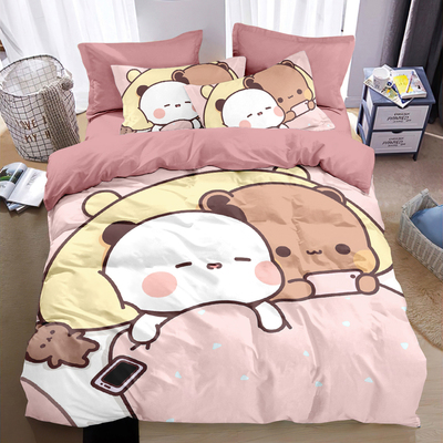 可爱四件套纯棉卡通情侣