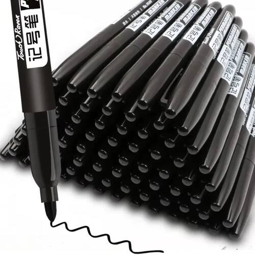 9 Pcs/Set Permanent Marker Pen Fine Point Waterproof Ink Thi