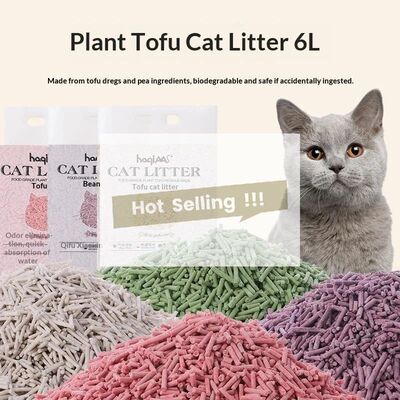 Original Plant Tofu Cat Litter 6L Green Tea Mixed Plant Cat