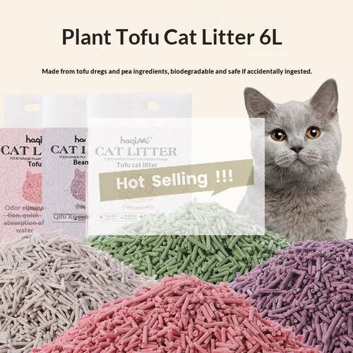 Original Plant Tofu Cat Litter 6L Green Tea Mixed Plant Cat