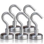 Suctio Hooks 5pcs Magnet Magnetic Hook 10kg Powerful Holder