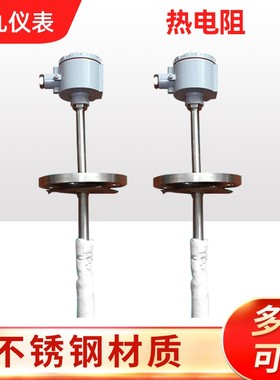 厂家供应WZGPK-73型装配式pt100 PT10热电阻法兰式铂热电阻隔爆型