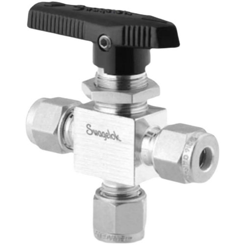 世伟洛克SS-42GXS6MM 3通球阀，0.35Cv，6mm swagelok卡套管接头