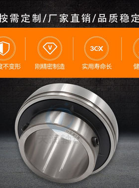 厂家直供 外球面轴承UC317 318 319 320 321 322 324  质忧价廉