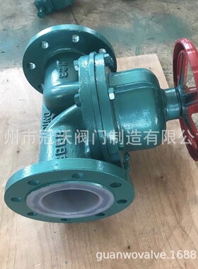 G49J三通衬胶隔膜阀 EG641Fs(MS)无带手操作往复型气动衬氟隔膜阀