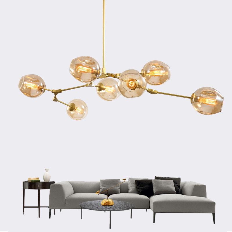 北欧吊灯轻奢玻璃灯罩魔豆分子餐厅餐厅卧室客厅现代创意个性灯具,鲜花速递/花卉仿真/绿植园艺,其它园艺用品,淘宝优惠券,粉丝福利购,淘宝优惠卷