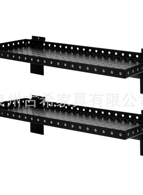 Slatwall架子24英寸，零售，车库，家居存储，重型板岩墙悬挂架