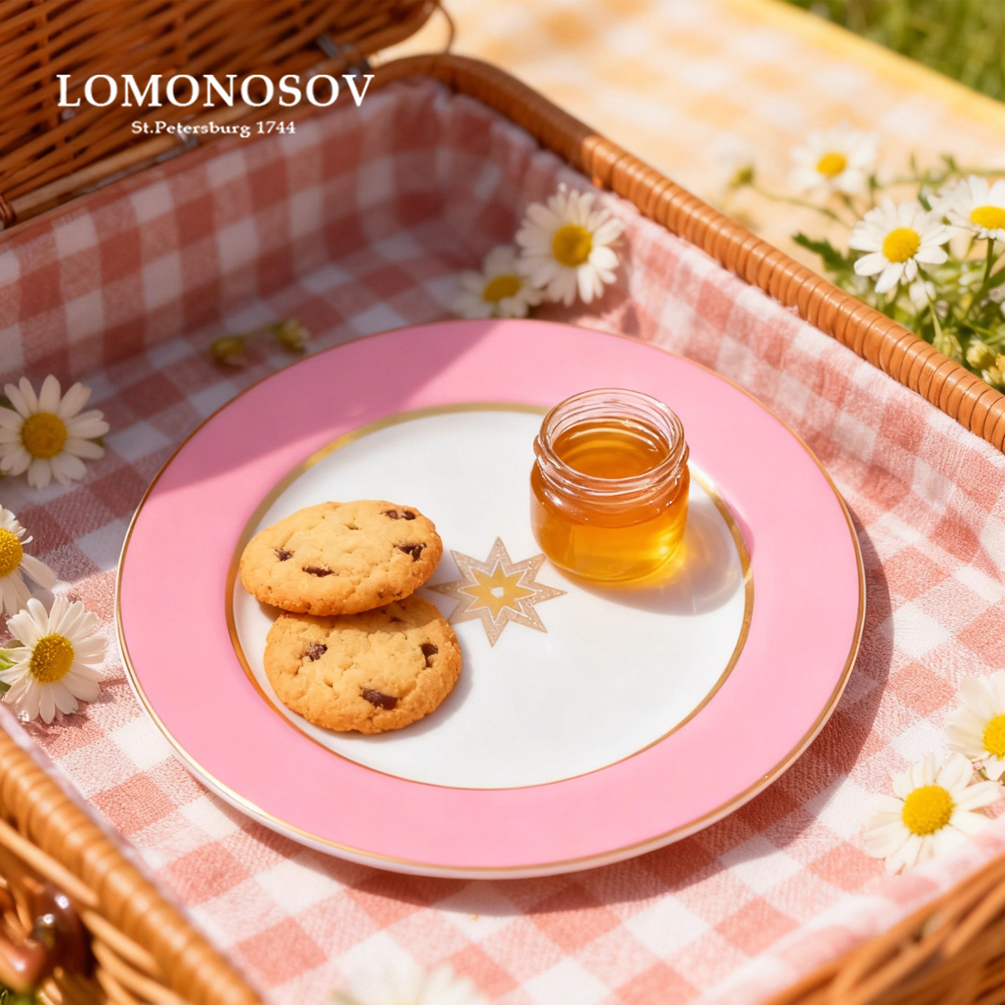 LOMONOSOV俄皇欧式糕点盘宫廷风西餐平盘漂亮餐盘star 漂亮餐盘