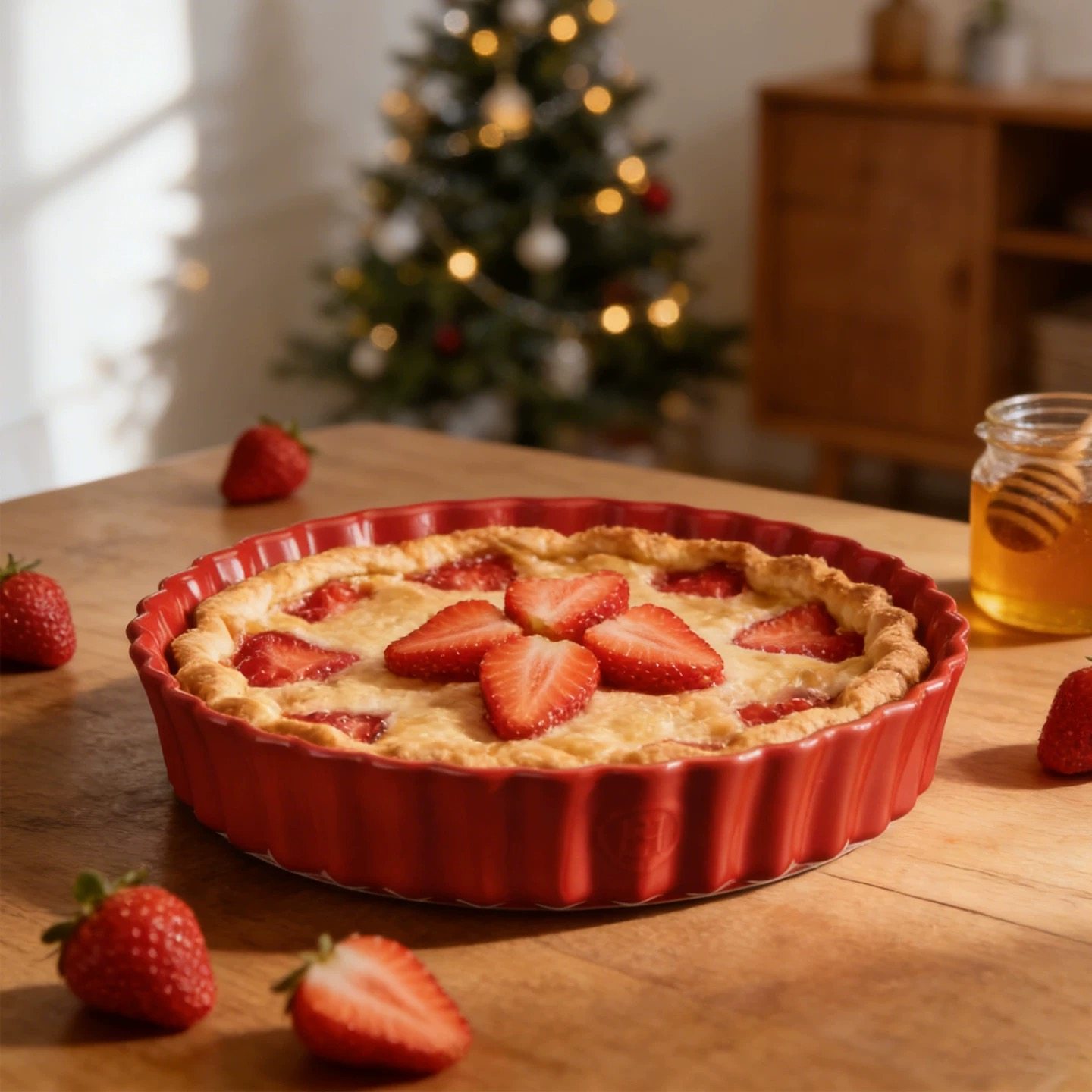 法国进口Emile Henry陶瓷花边派盘苹果派模具披萨盘烤箱家用烘焙