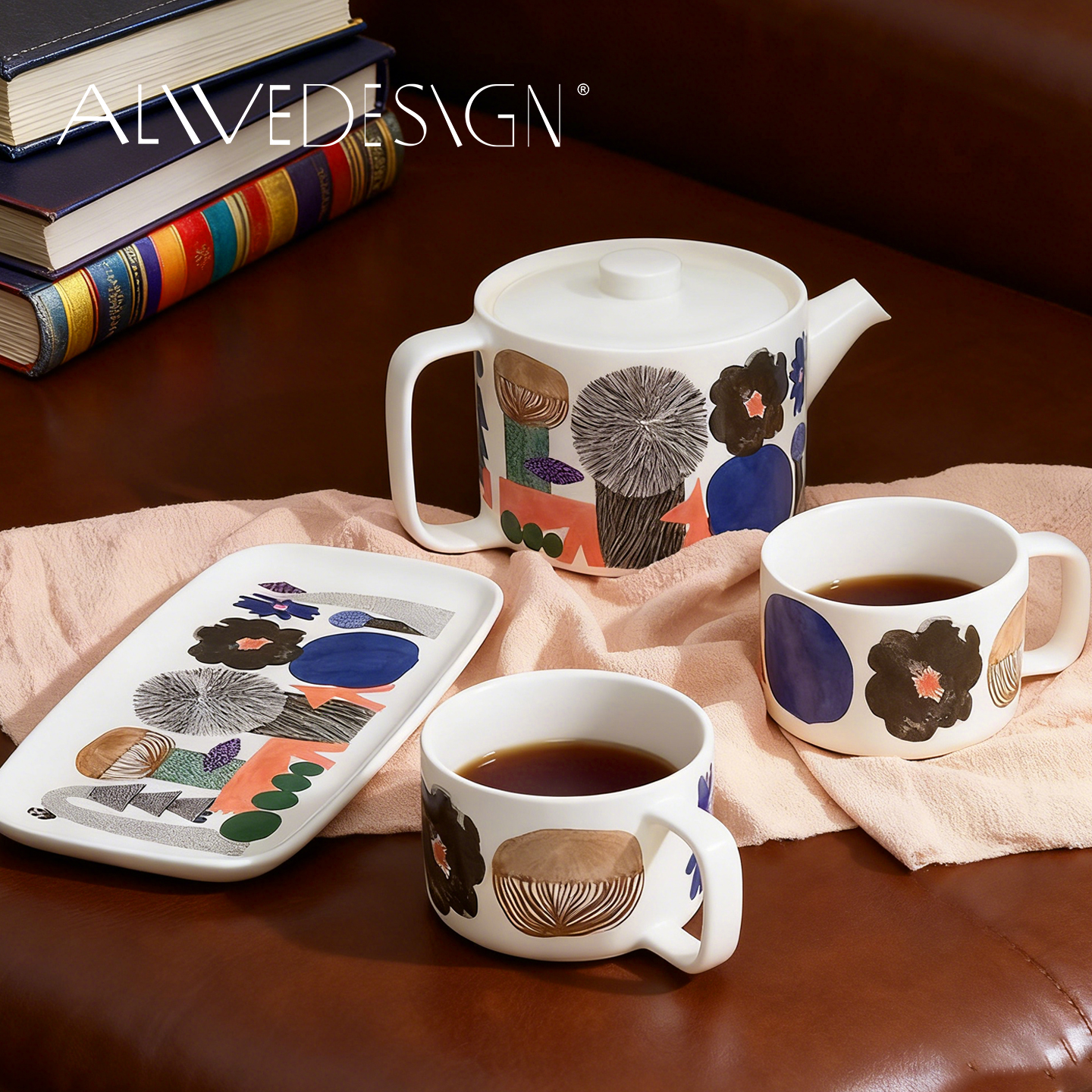 奶油质感哑光细腻陶瓷，精致礼盒礼袋配赠