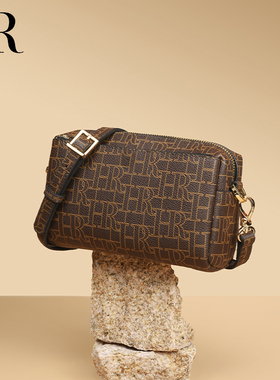 HR赫莲娜女包商场同款2025新款单肩包女高级质感小方包包女斜挎包