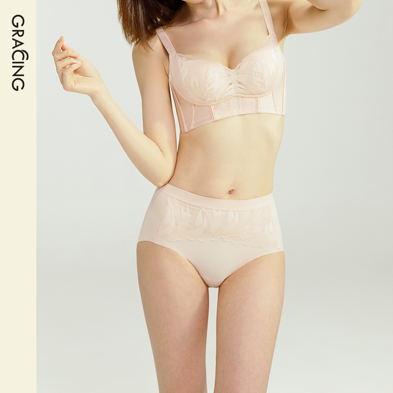 速塑配套平角中腰内裤