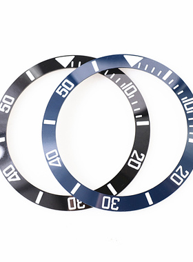 陶瓷数字计时外圈表盘刻度圈外直径37.5内30.5mm修表手表配件劳鬼