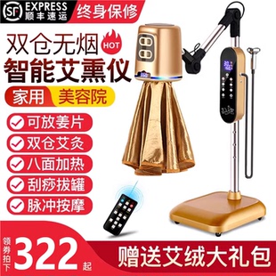 艾灸熏蒸仪暖宫寒理疗器具盒随身灸家用无烟美容院专用艾绒灯炙机