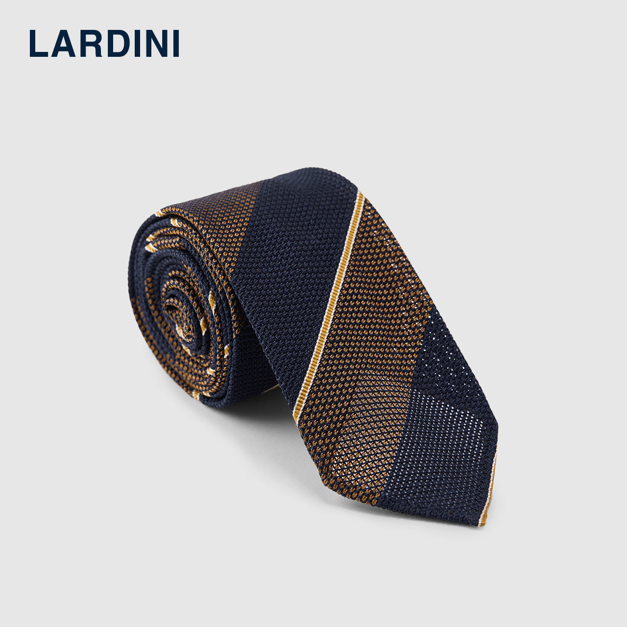 lardini意大利进口桑蚕丝斜纹针织领带男士商务正装配饰