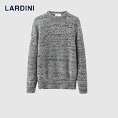 LARDINI意大利进口羊毛羊驼毛混纺毛衣男秋冬保暖针织衫