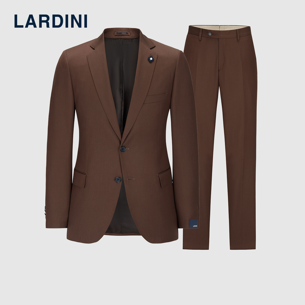 lardini纯羊毛商务西服套装