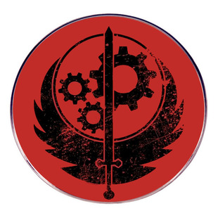 钢铁兄弟会辐射胸针卡通游戏别针胸章金属合金徽章配饰