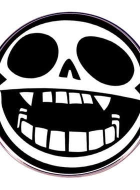 Gorillaz街头霸王胸针摇滚乐队骷髅头别针胸章金属合金徽章配饰