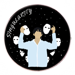 BTS金泰亨胸针韩国乐团音乐专辑别针珐琅搪瓷金属合金徽章