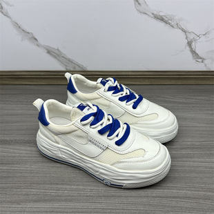 厚底轻便透气休闲百搭舒适运动鞋 3538码 女春季 处理小白鞋 孤品特价