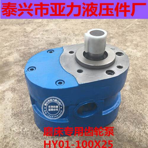 新款HY01-100X25齿轮泵HY01-100X25斜齿轮油泵M7130杭州磨床包邮