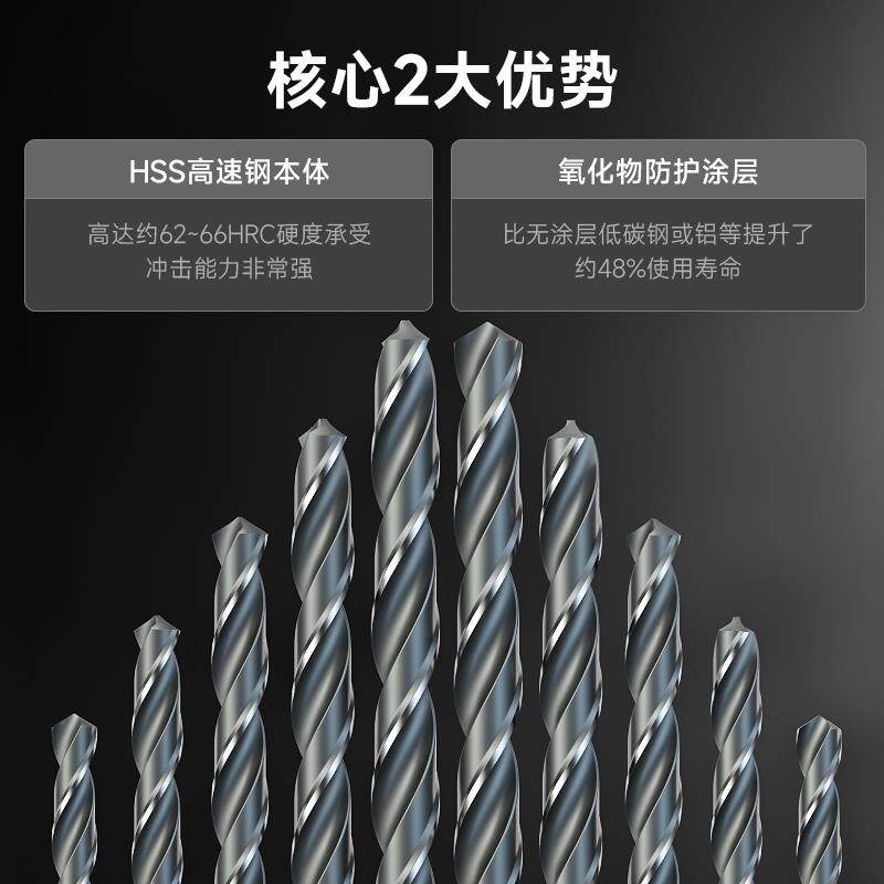 新款哈尔滨华量锥柄加长钻头加长锥柄钻头麻花钻高速钢钻包邮