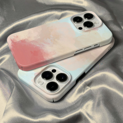 菲林壳适用于苹果15promax手机壳新款iPhone17/14高级感春樱色16水彩13防摔12硬壳11保护套xs硅胶xr男女8软壳