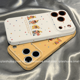 10新款 柒莱菲林壳适用于opporeno15 13pro手机壳12 9男女findx9防摔x8可爱彩色波点小新a6a5硬a3真我软