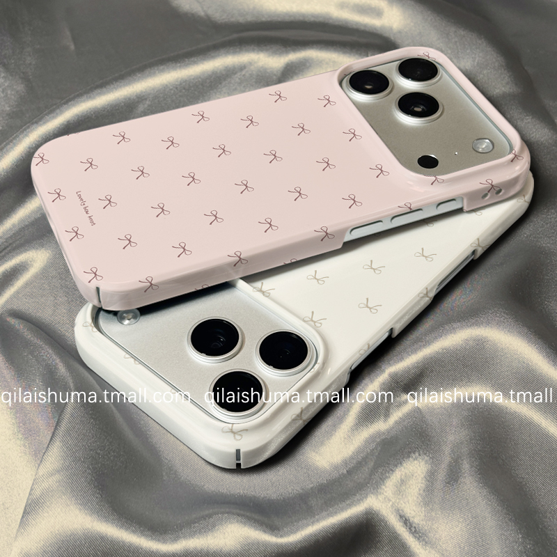 适用于苹果系列手机壳蝴蝶结菲林