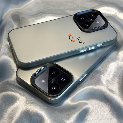 适用于小米系列手机壳笑脸撞色