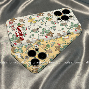 柒莱菲林壳适用于一加ace3v手机壳新款ace2pro女一加13/12防摔11硬10复古ins油画花朵兔子9rt保护套8硅胶7软