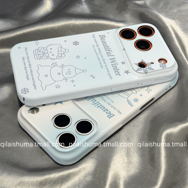 适用于一加系列手机壳雪人菲林