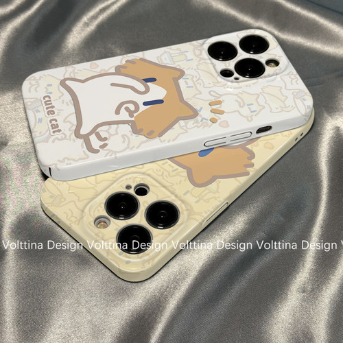 小猫适用于小米手机壳菲林耐脏