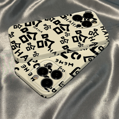 适用于苹果系列手机壳哈哈哈菲林