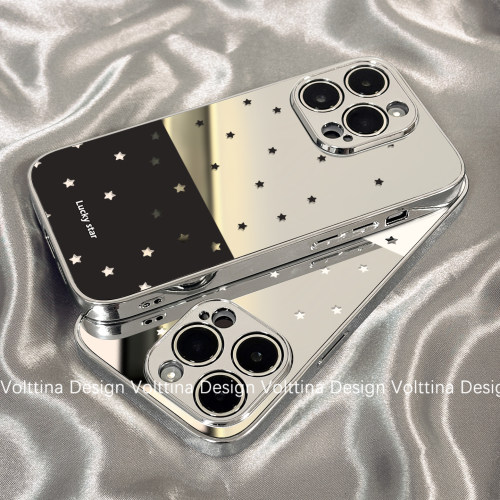 小星星适用于vivo手机壳镜面防摔