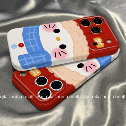 柒莱菲林壳适用于一加ace6/5手机壳新款ace3/2pro少女一加15防摔13硬壳12冬天可爱kt猫雪人10保护套9硅胶8/7