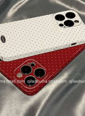 柒莱菲林壳适用于一加ace6/5手机壳新款ace3/2pro男女一加15防摔13硬壳12韩风纯色波点简约10保护套9硅胶8/7