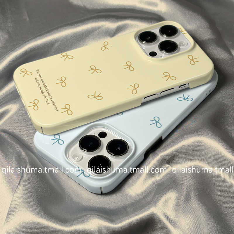 适用于苹果系列手机壳蝴蝶结菲林