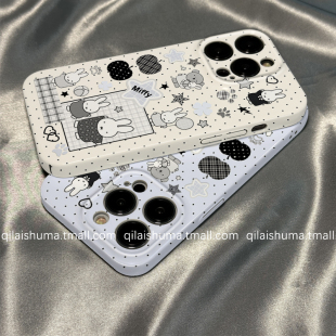 柒莱菲林壳适用于vivox300/x200pro手机壳新款x100x90防摔x80日韩可爱波点米菲兔s50s30s20女19s18硅胶17硬16