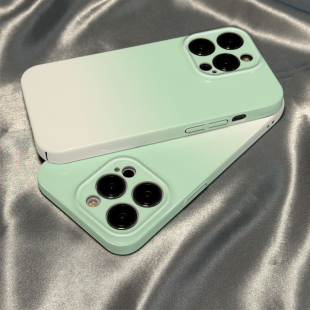 3硬高级简约绿色渐变iqoo12 8pro手机壳neo7 11男女10防摔9硅胶8软套 6se新款 柒莱菲林壳适用于iqooneo10