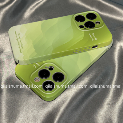 适用于荣耀系列手机壳绿色菲林