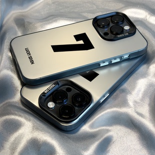 10pro 手机壳13新款 适用于opporeno15 8高级7简约幸运7数字潮findx8x7x6 x5女k11硬a96防摔a58套