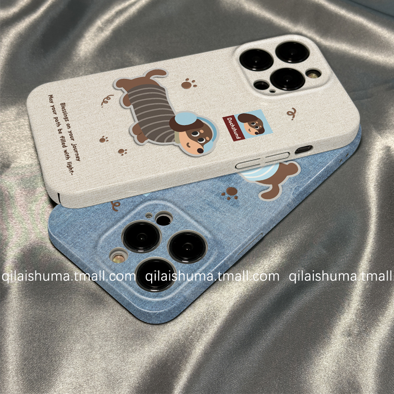 适用于华为系列手机壳腊肠狗菲林