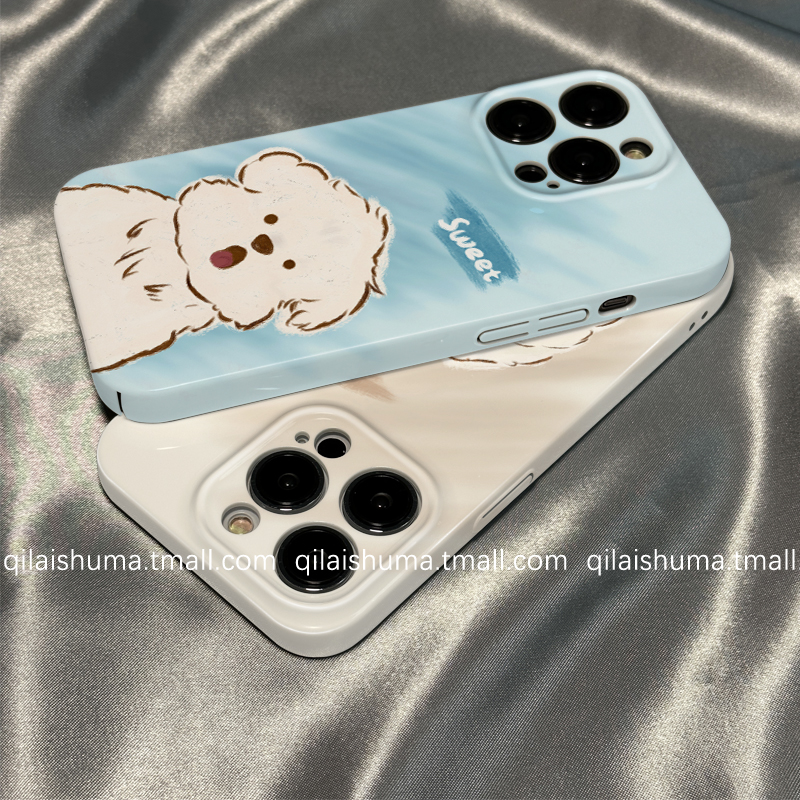 适用于oppo系列手机壳小狗菲林