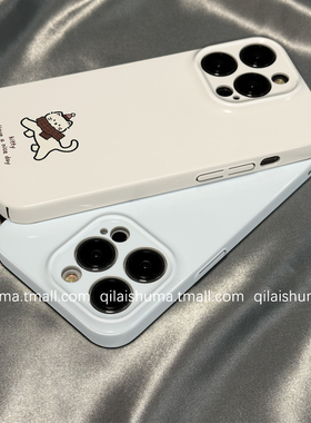 柒莱菲林壳适用于opporeno15/14/13pro手机壳12/11/10新款9男女findx9x8防摔x7可爱围巾小猫小狗a5硬a3真我软