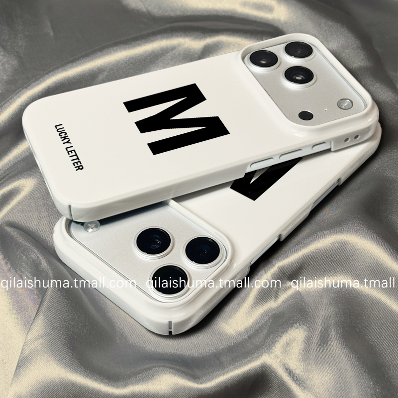 适用于苹果系列手机壳字母菲林