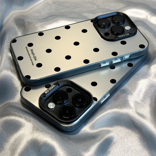 适用于vivo系列手机壳波点撞色