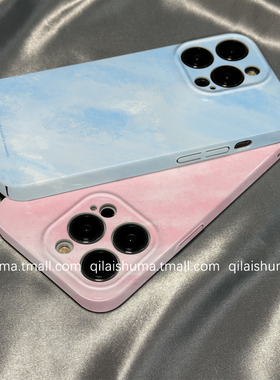 柒莱菲林壳适用于荣耀500/400/300pro手机壳200/100新款90男女80硅胶70套60小众高级蓝色水彩x50硬防摔magic7