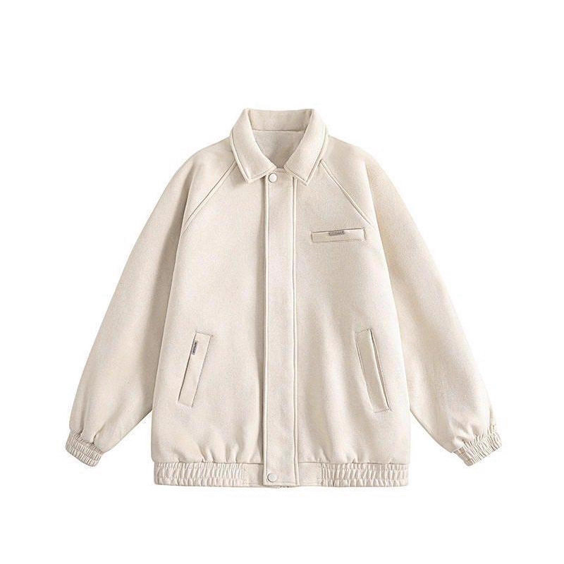 大码2025新款春秋季高级感外套女宽松休闲翻领夹克上衣舒适百搭,运动服/休闲服装,棒球服,淘宝优惠券,粉丝福利购,淘宝优惠卷